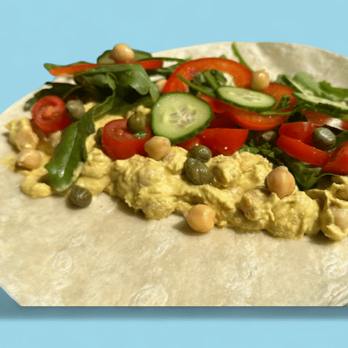 Tortilla Wraps mit Kichererbsen
