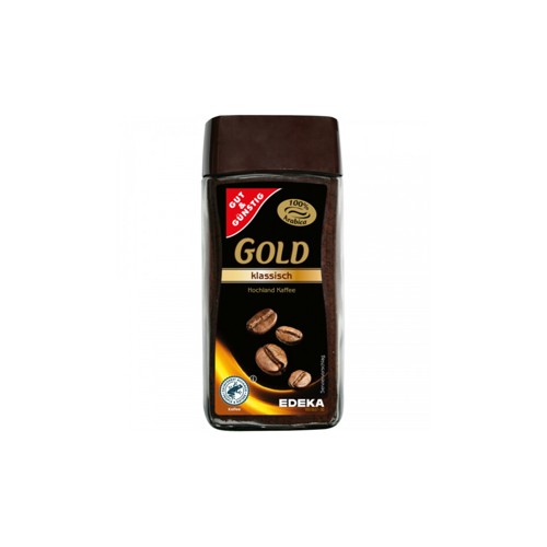 GUT UND GÜNSTIG Gold löslicher Bohnenkaffee klassisch 100g