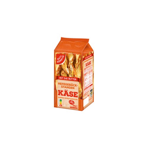 Gut & Günstig Hefegebäckstangen Käse 150g