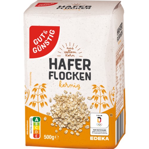 GUT&GÜNSTIG Haferflocken kernig 500g