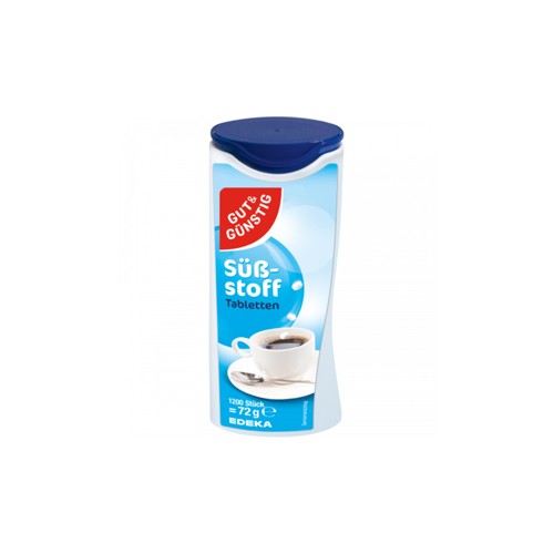 Gut & Günstig Süßstofftabletten Spender 72g