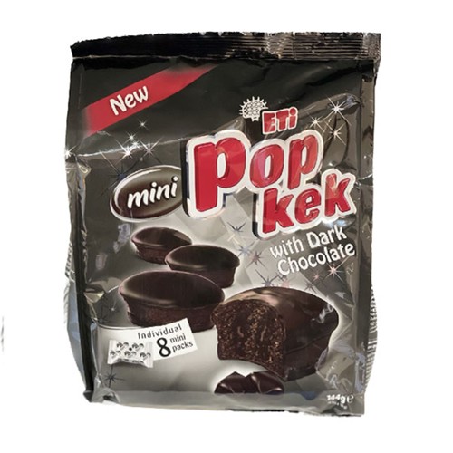 ETi mini Pop Kek mit dunkler Schokolade 144g