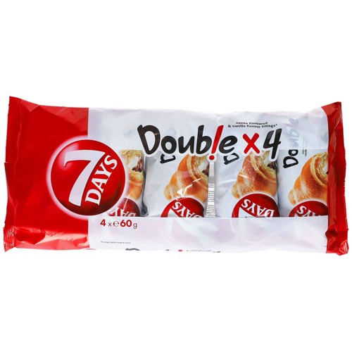 7Days Double Croissant Kakao & Vanille 60g