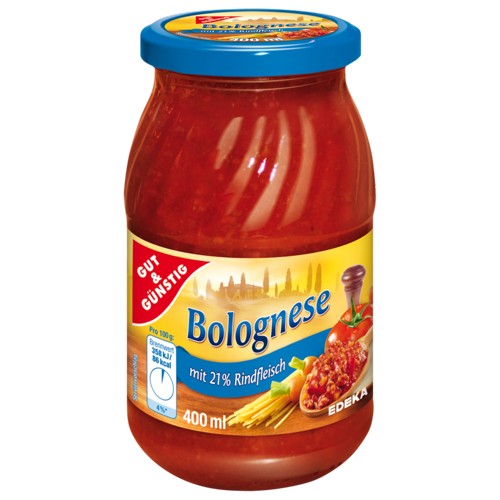 Nudelsauce Bolognese 0.4l