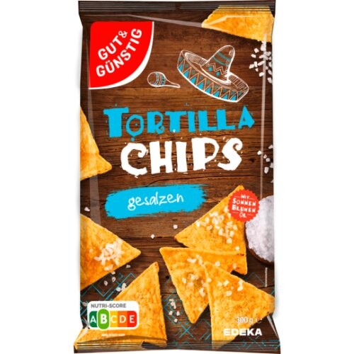 Gut&Günstig Tortilla Chips gesalzen 300g