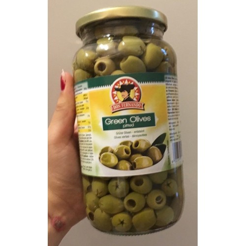 Grüne Oliven – entsteint 920g