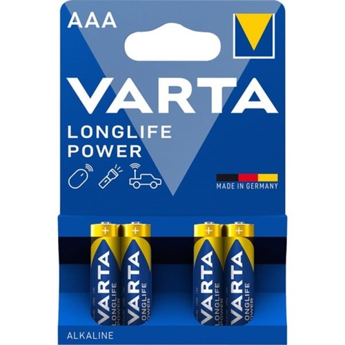 Varta Batterie Longlife Power AAA 4 Stück 92g
