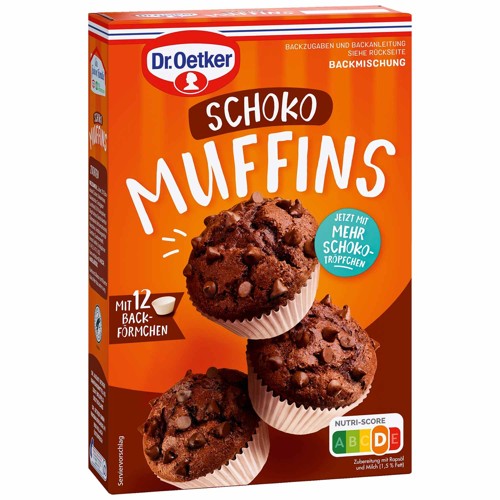 Dr Oetker Backmischung Muffins Schoko 345g