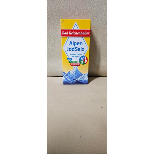 Bad Reichenhaller Alpenjodsalz mit Fluorid + Folsäure 500g