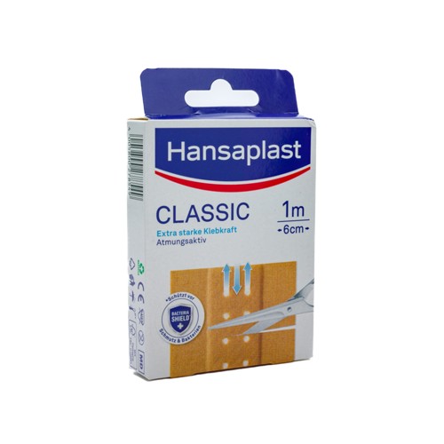 Hansaplast Pflaster Classic 1mx6cm 21g