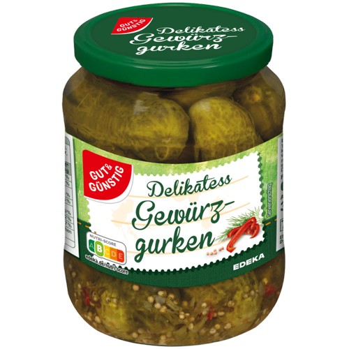 Delikatess-Gewürzgurken 670g
