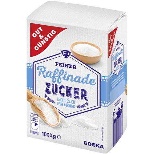 Gut & Günstig Raffinade Zucker 1000g