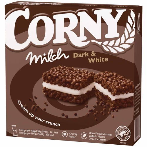 Corny Milch Dark & White 4 x 30g