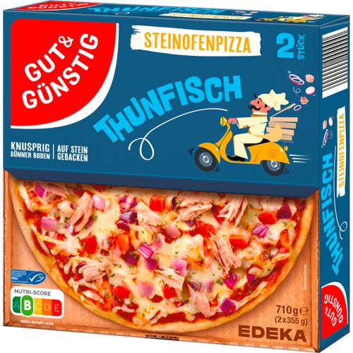 Gut & Günstig Steinofenpizza Thunfisch 710g