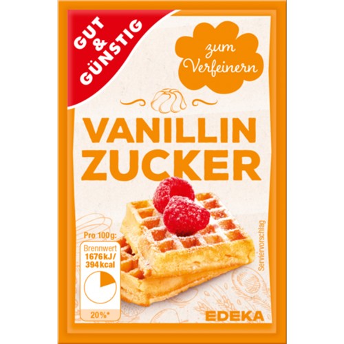 Gut & Günstig Vanillinzucker 15 x 8.0g