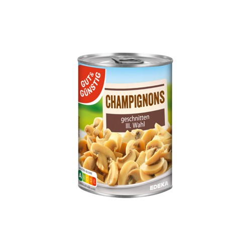 Gut & Günstig Champignons geschnitten 290g