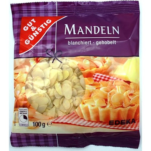Gut & Günstig Mandeln blanchiert gehobelt 100g