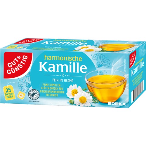 Gut & Günstig Kamille-Kräuter-Tee 25er 88g