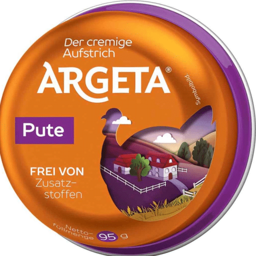 Argeta Aufstrich mit 30% Putenseparatorenfleisch  95g