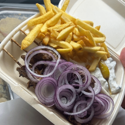 Souvlaki-Teller