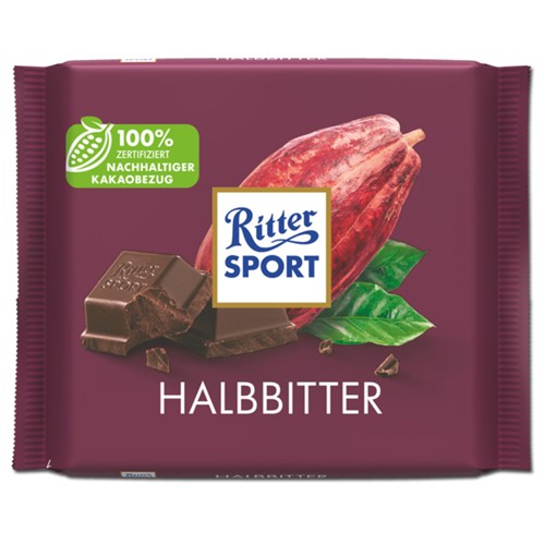 Ritter Sport Halbbitter 100g