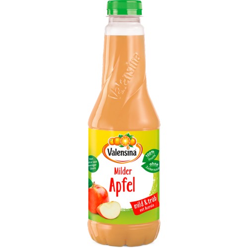 Valensina Milder Apfel Saft 1.0l (EINWEG)