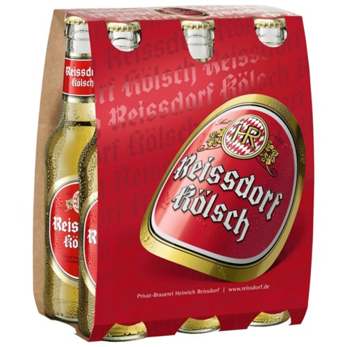 Reissdorf Kölsch 0,33l Durchsichtige Flasche