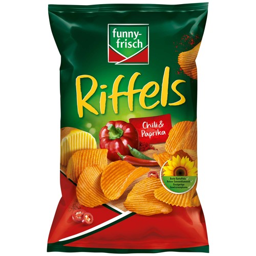 Funny-Frisch Riffels Chilli&Paprika 150g