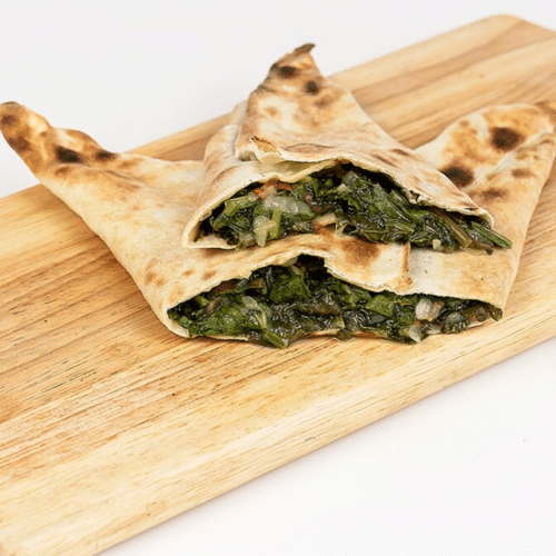 Manaqisch mit Spinat