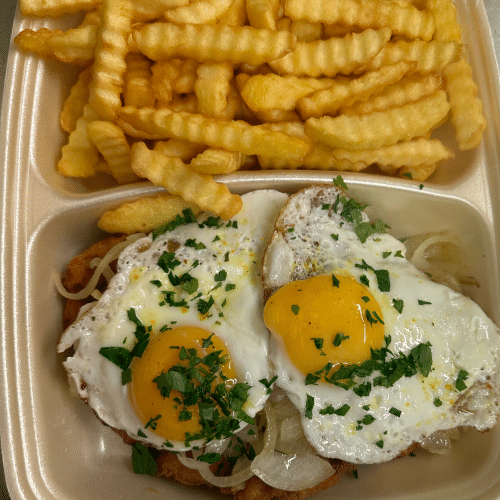 Spiegelei Schnitzel