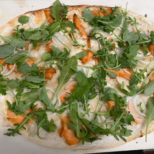 Flammkuchen Lachs