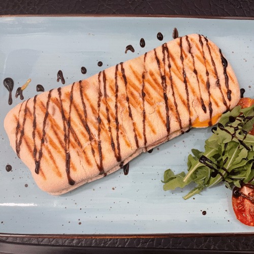 Panini Schinken, Käse & Balsamico