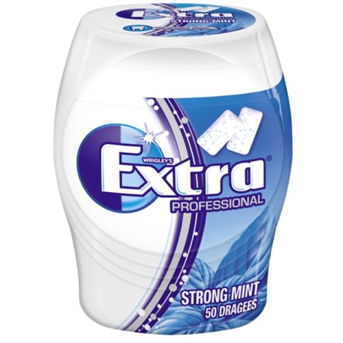 Wrigleys Extra Professional Strong Mint Kaugummis 68g
