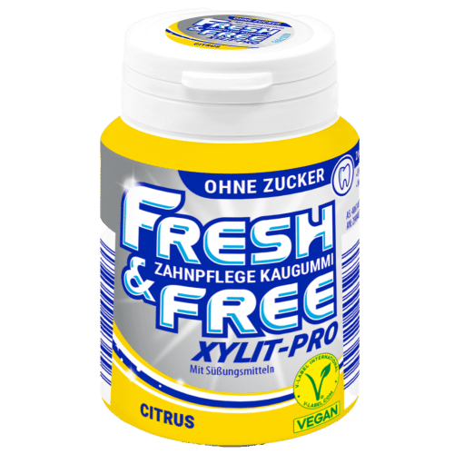 Fresh & Free Citrus Kaugummi 70g