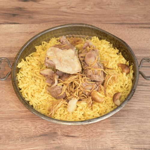 Reis Teller - Biryani mit ganzem Qozi