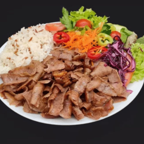 Döner Teller - Salat & Reis