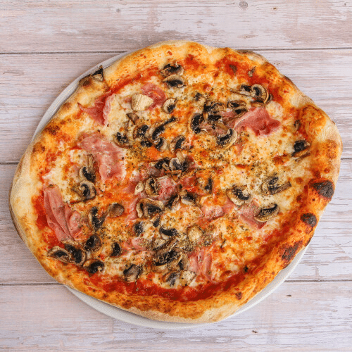 Pizza Prosciutto e Funghi