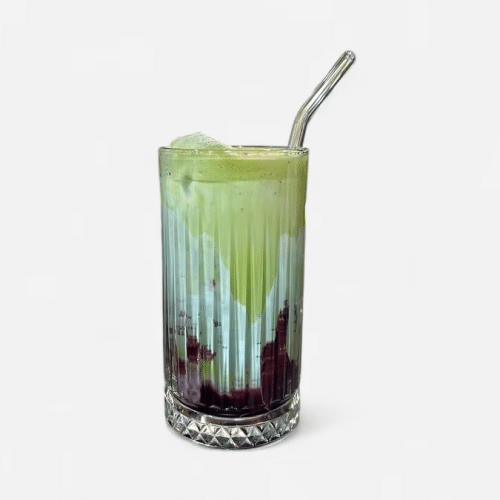 Iced Blueberry Matcha