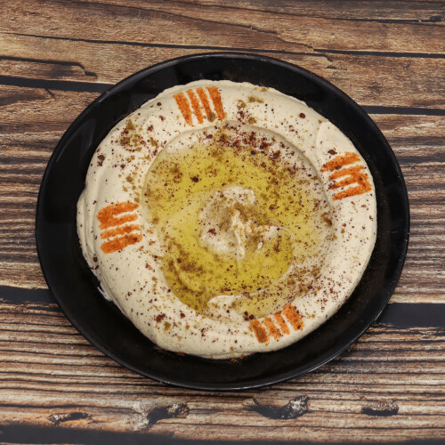 Hummus Teller Kichererbsen