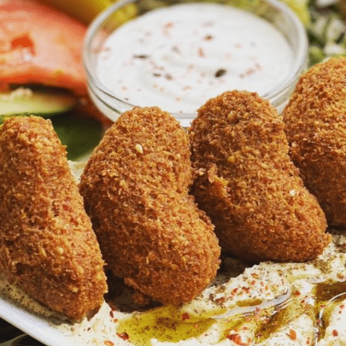 Falafel in Stück