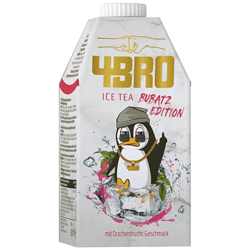 4BRO Ice Tea Bubatz Edition Drachenfrucht 0.5l
