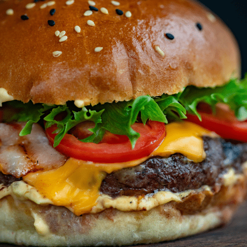 Chili Cheese Beef Burger (Halal)