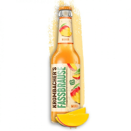 Krombacher Fassbrause Mango 0,33l (MEHRWEG)