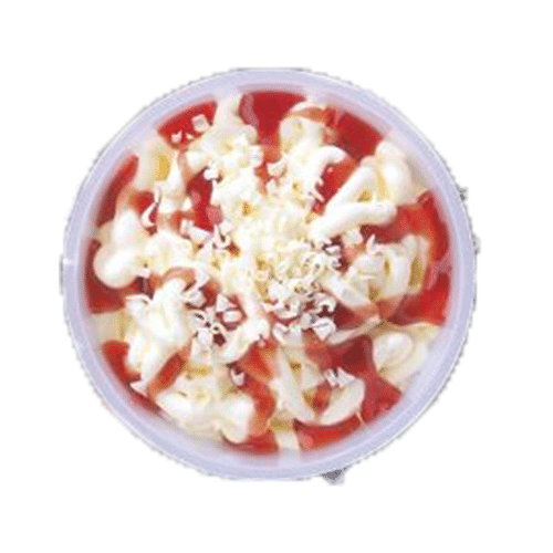 Spaghetti-Eis-Becher