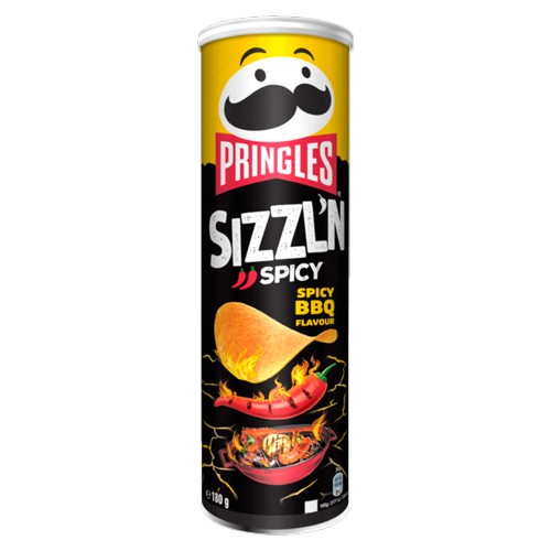 Pringles Sizzln Spicy BBQ Flavour 160g