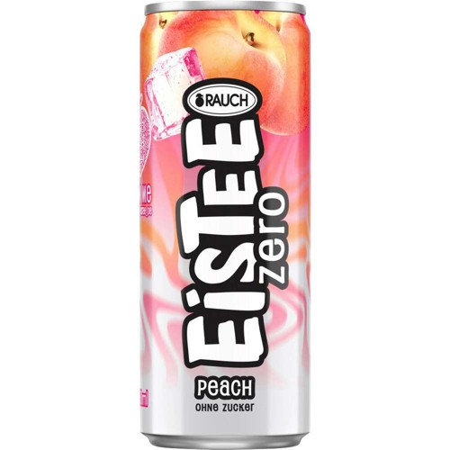 Rauch Eistee Peach Zero 0.33l (EINWEG)