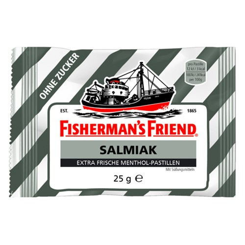 Fishermans Friend Salmiak ohne Zucker 25g