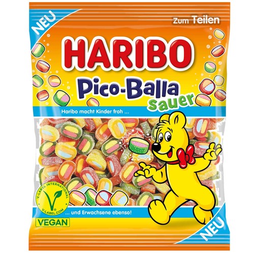 Haribo Pico-Balla sauer vegan 160g
