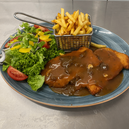 Jägerschnitzel