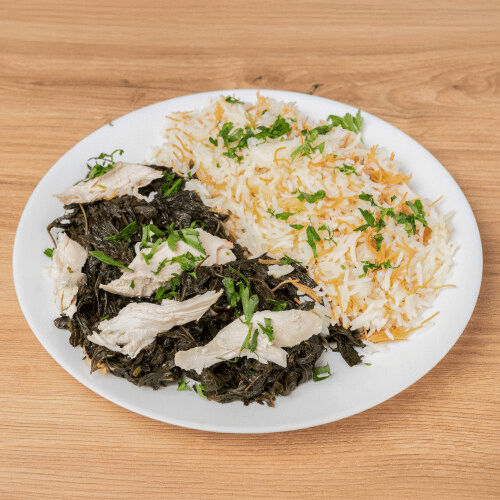 Mloukhieh (Hähnchen)